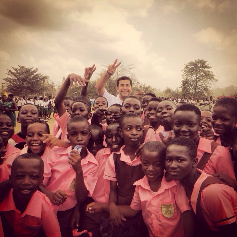 John Bitar School Children, Ghana